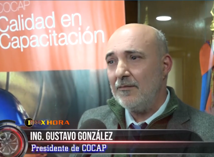 Entrevista realizada por el programa 100xHORA sobre las proyecciones de COCAP en Movilidad Eléctrica.