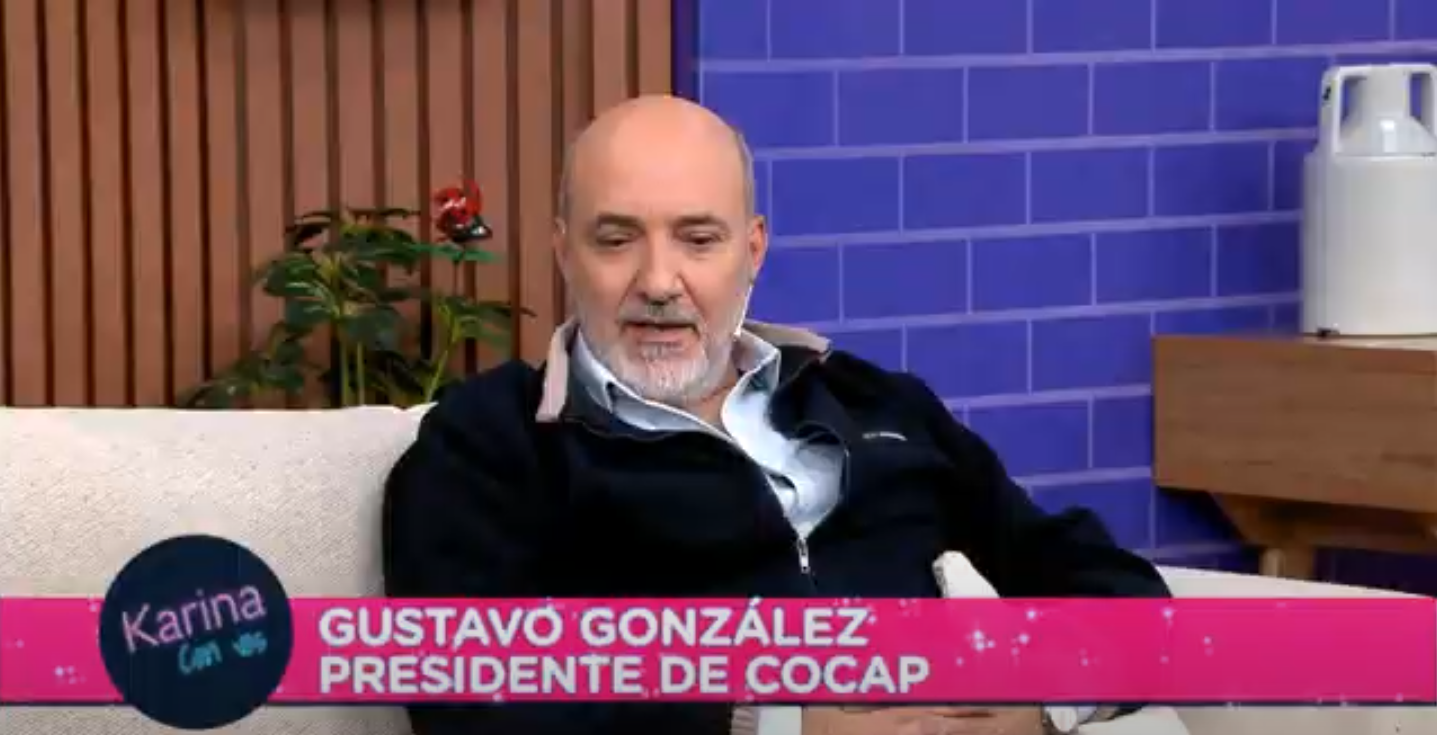 Entrevista realizada en VTV programa “Karina con vos” al Presidente del Consejo Directivo de COCAP Prof. Ing. Gustavo González Lozano.