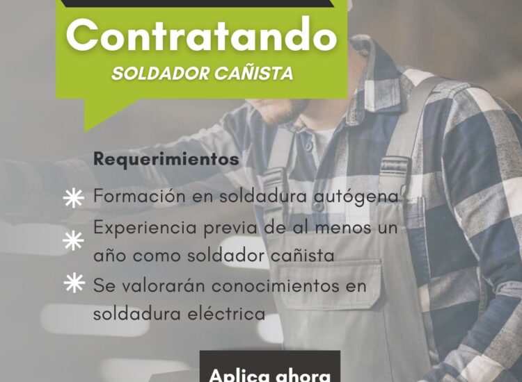 Oportunidad laboral – Soldador