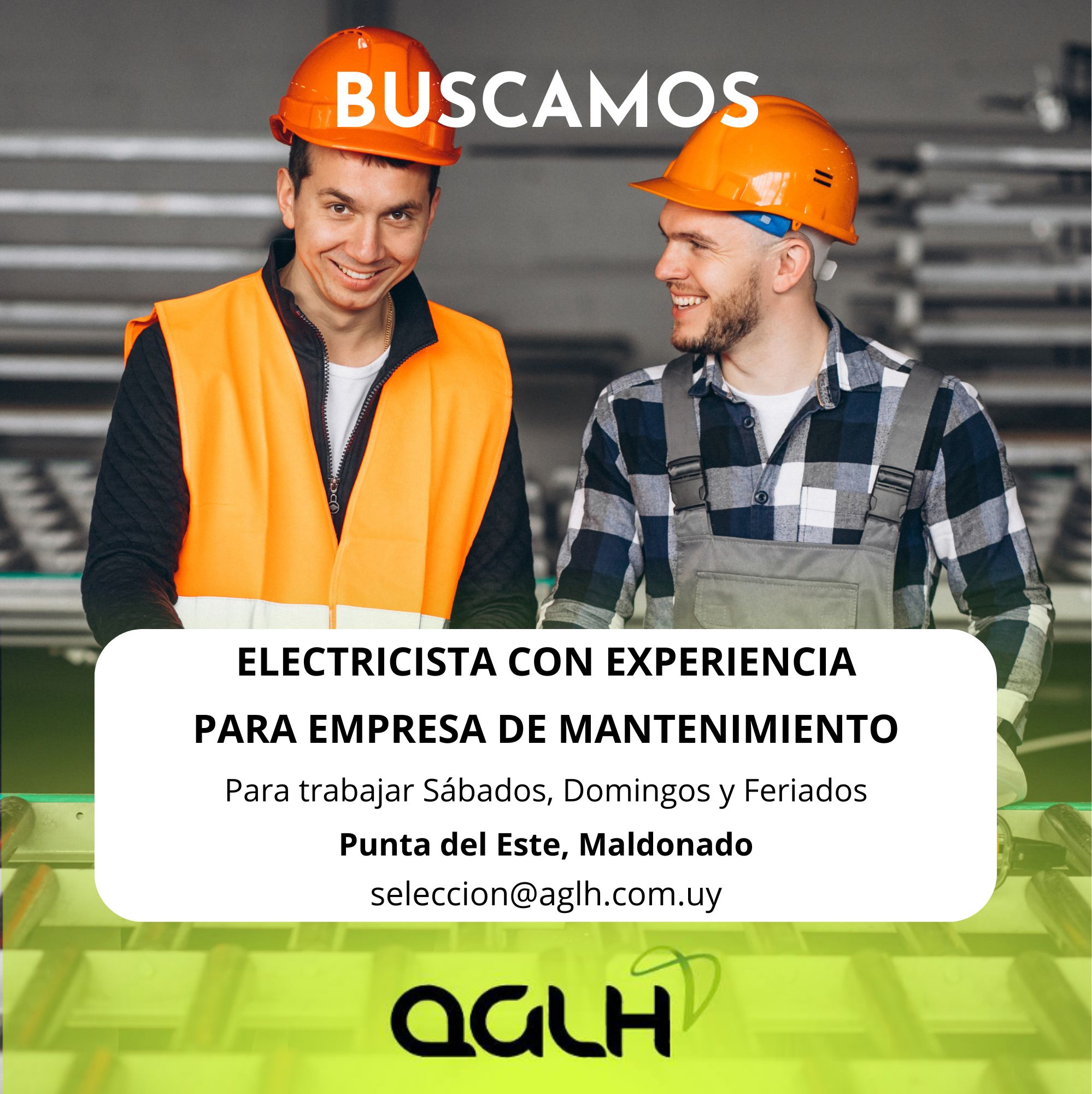 Oportunidad laboral – Electricista