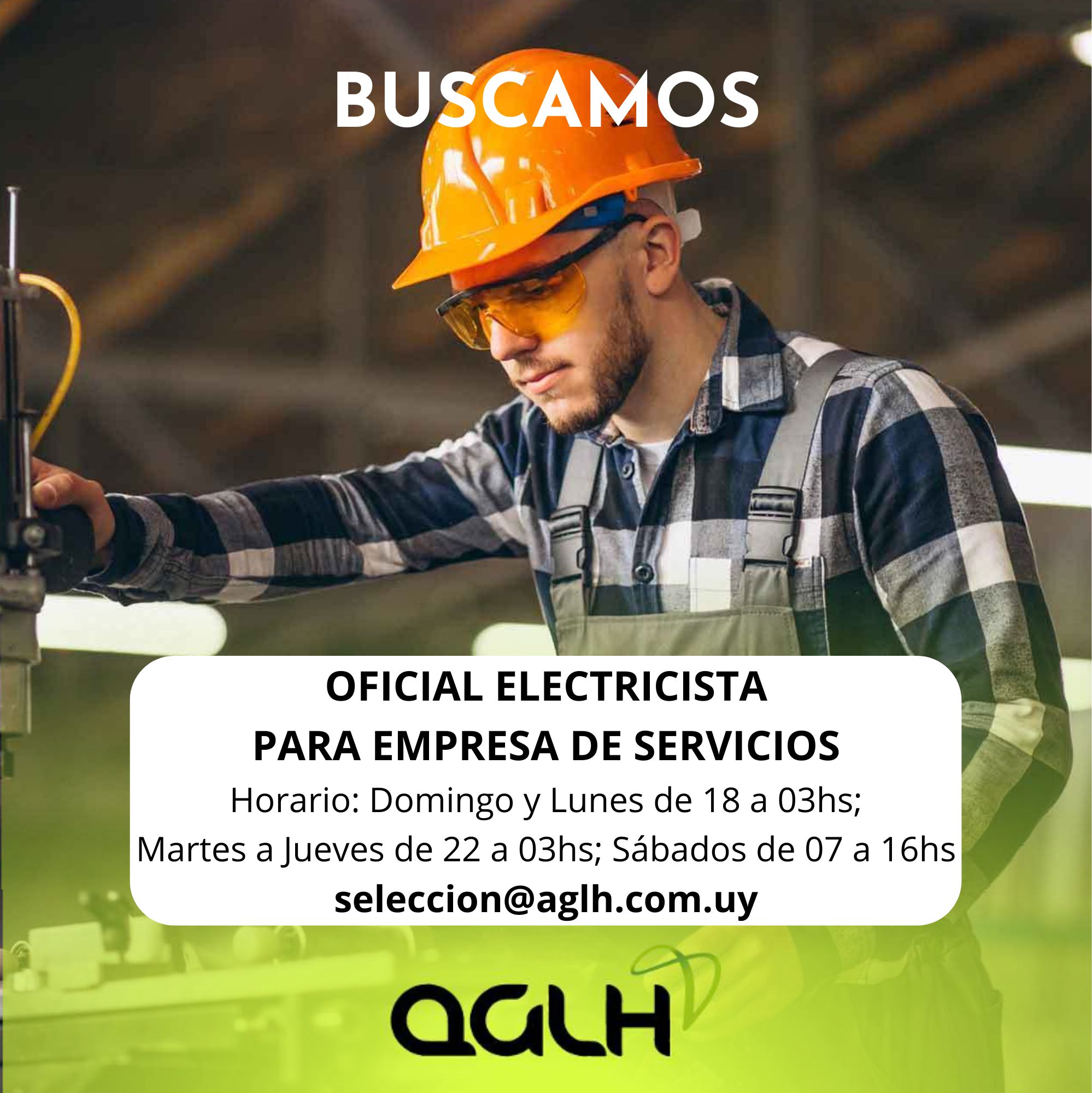 Oportunidad laboral – Oficial Electricista